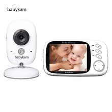 Babykam doppler fetal baba electronics 3.2 inch LCD IR Night vision Intercom Lullabies Temperature monitor camera fetal doppler