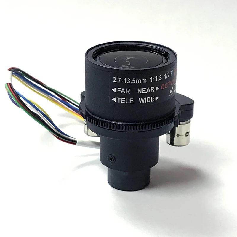 

Motorized Zoom Auto Focus 2.7-13.5mm 1/2.7" CCTV Lens 4MP Megapixels HD Lens M14 Lens For Security IP Camera (SL-27135MFZ 4MP)