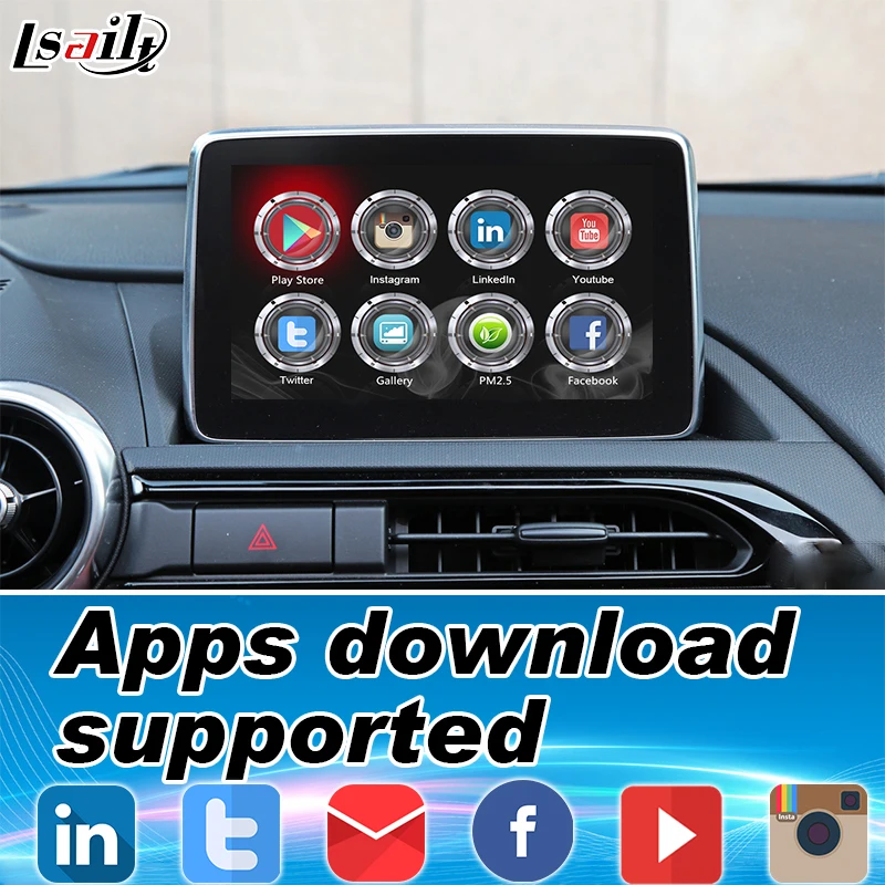 Android 7 1/9 0 мультимедийный видео интерфейс для Mazda 2 3 6 2014 2020 поддержка carplay Auto от