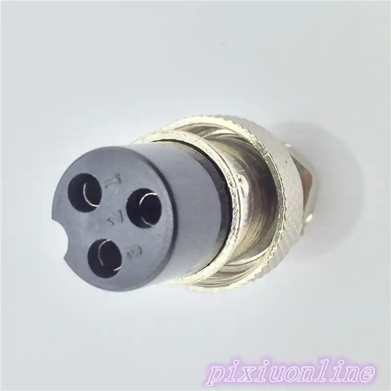 1set GX16 3 Pin Male Female L71Y Diameter 16mm Circular Connector