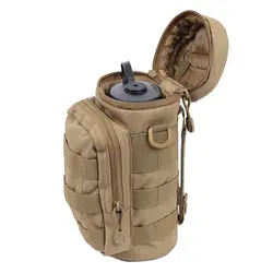 На открытом воздухе Прочный бутылка для воды Чехол тактический Шестерни чайник сумка, носимая на поясном ремне или через плечо для военных