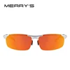 MERRY'S hombres polarizadas gafas de sol de aluminio magnesio aviación gafas de sol para la pesca de conducción rectángulo Rimless Shades S'8277 ► Foto 2/6