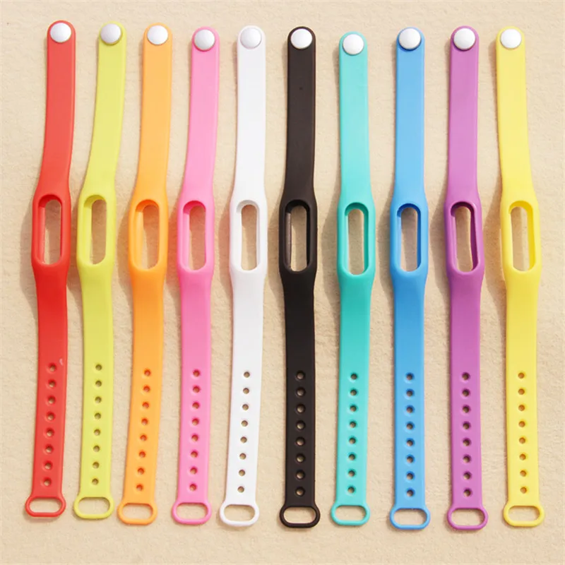 

2Pcs/Lot Mi Band Smart Miband Bracelet For Android 4.4 IOS 7.0 Waterproof Tracker Fitness Passometer Wristbands