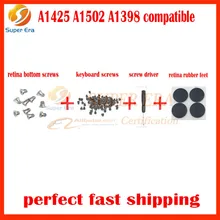 4 шт./компл. A1425 A1502 A1398 резиновые ножки для macbook retina 13 15 ''низ чехол Крышка винты Винт драйвер винты