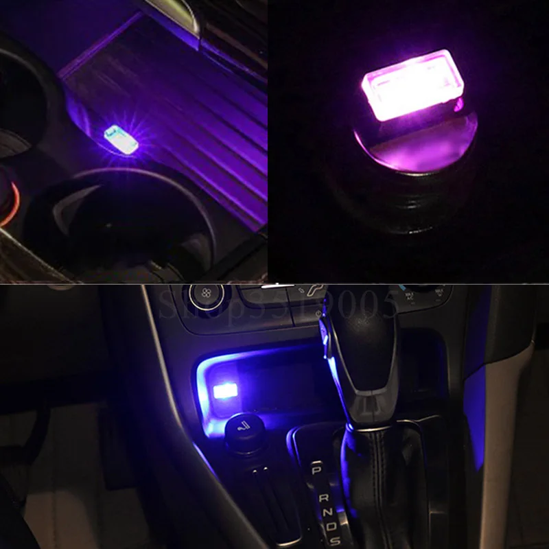 

USB LED Light Car Atmosphere Decorative Lamp Accessories For Subaru impreza wrx forester outback legacy crosstrek xv sti justy