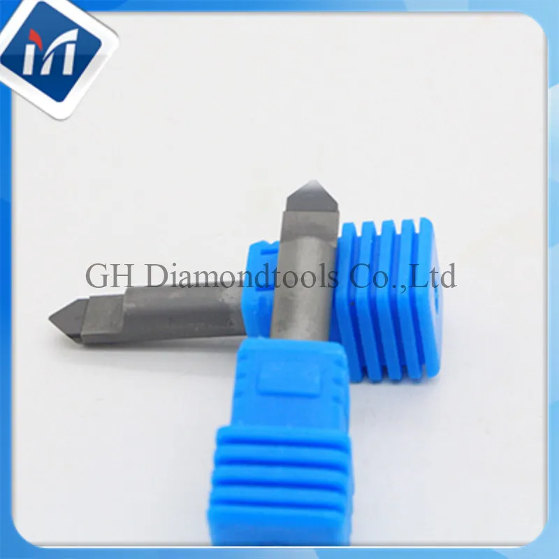 

5PCS Diamond PCD engraver cnc stone engraving v bits 3d end mill Engraving Pen of 6 mm on Hard granite marble Line carving Letter Free shipping
