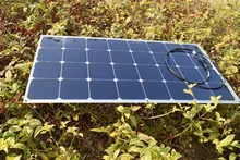 Solarparts 1PCS 100W 12V Aluminium Board flexible solar panel solar module solar cell for RV/yacht/boat/camping /outdoor charger