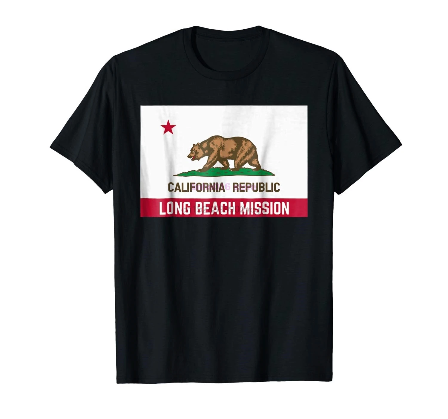 

GILDAN brand men shirt California Long Beach Lds Mormon T Shirt