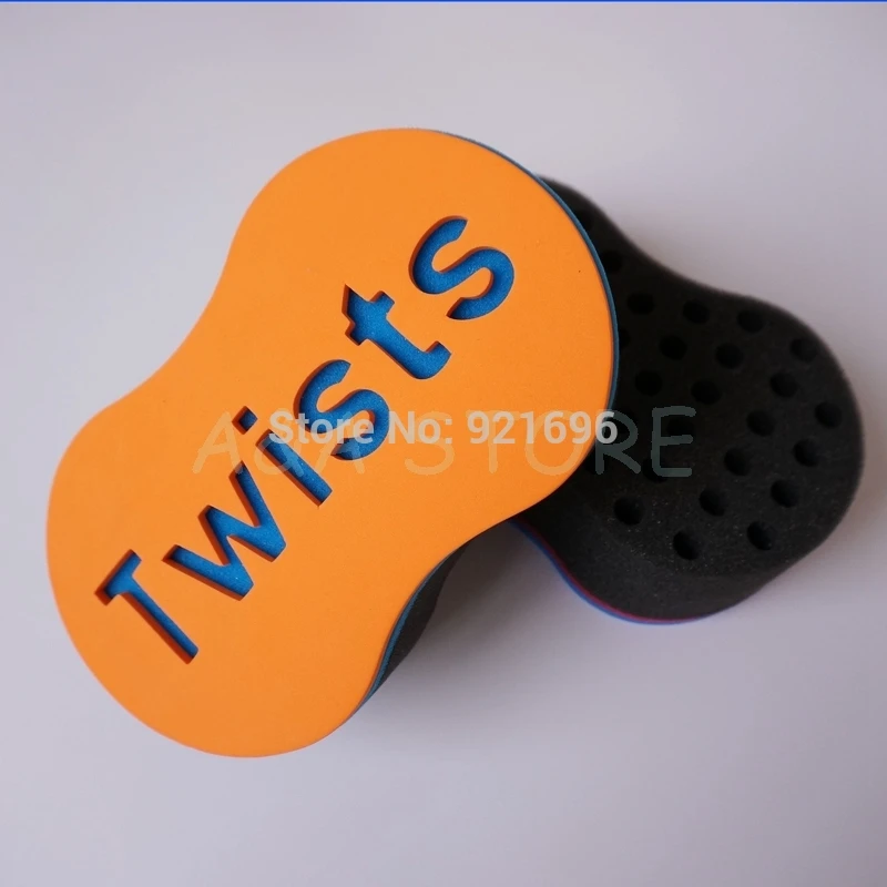 2015 NEW color Orange Hair Twist Sponge For Natural Curl & Twist