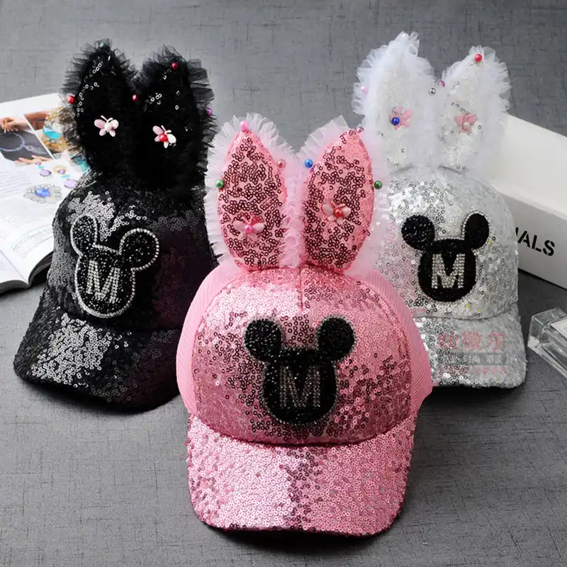 minnie ears baseball hat