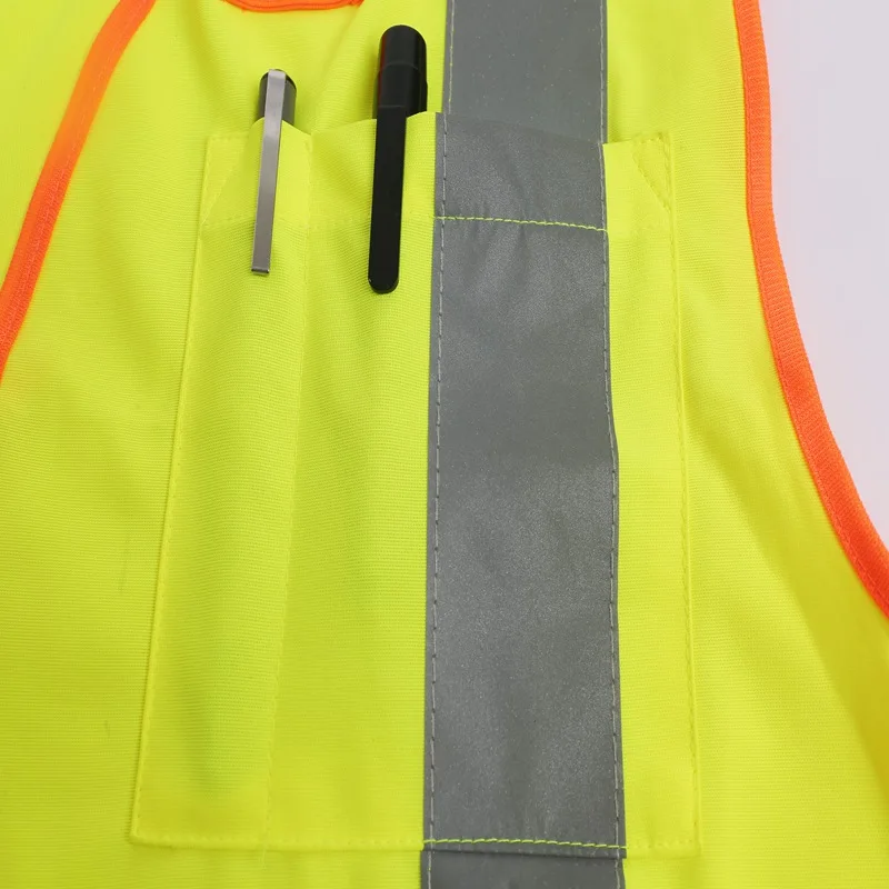 Reflective Vest Safety Vest with Pockets High Visibility Reflective Tape Outdoor Reflective Vest Safety Vest with Pockets High Visibility Reflective Tape Outdoor