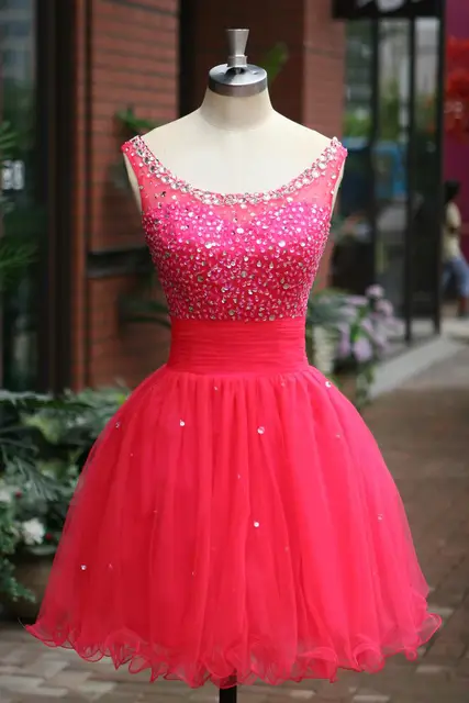 dark pink homecoming dresses