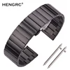 High Quality Stainless Steel Watchbands Bracelet 16mm 18mm 20mm 22mm Silver Black Metal Watch Band Strap Fit For Huawei Gear S3 ► Photo 1/6