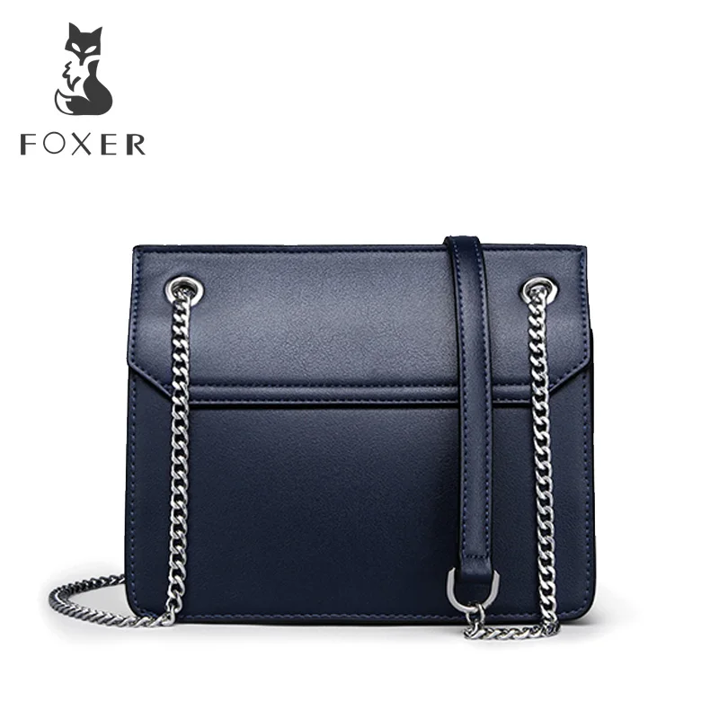 FOXER женская брендовая дизайнерская Высококачественная элегантная женская сумка через плечо новая модная сумка через плечо Курьерская сумка на ремне
