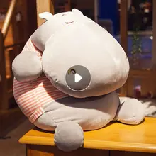 95 см мягкие бегемоты Плюшевые игрушки мультфильм Бегемот куклы диван подушки животных подушки подарок на день рождения ребенка