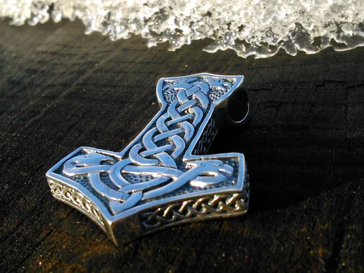 Mjolnir подвеска викингов ювелирные изделия Молот Тора скандинавский норвежский