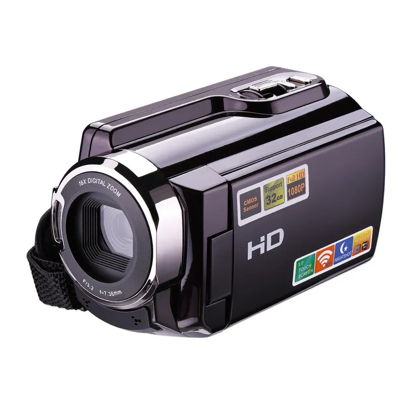 1080p Full HD Digital DSLR Camera Recorder Webcam Wifi Camcorder DV Video with Night Vision 3.0 Touch Screen Multi-Language