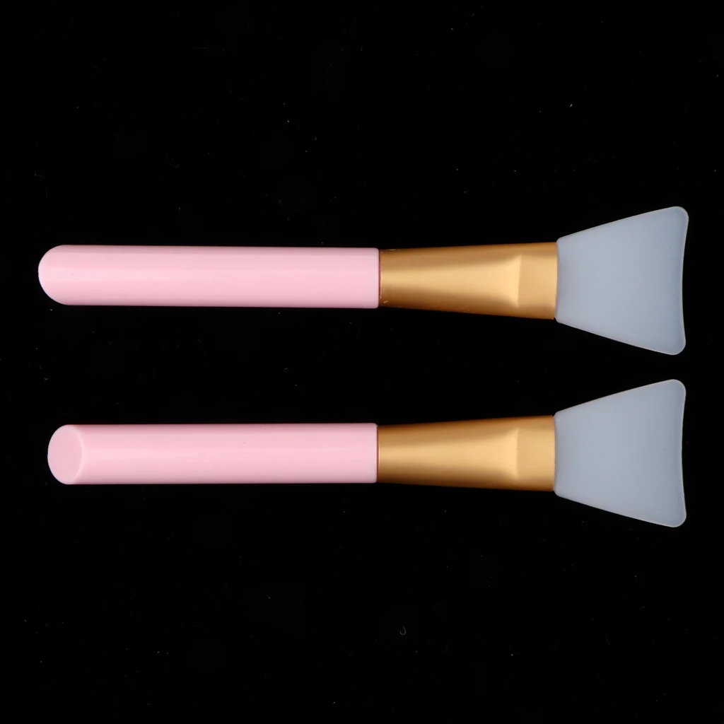 2Pcs Silicone Face Mask Brush Mud,Clay Mask, DIY, Modeling Mask, Hairless Body Lotion, Butter Applicator Tools