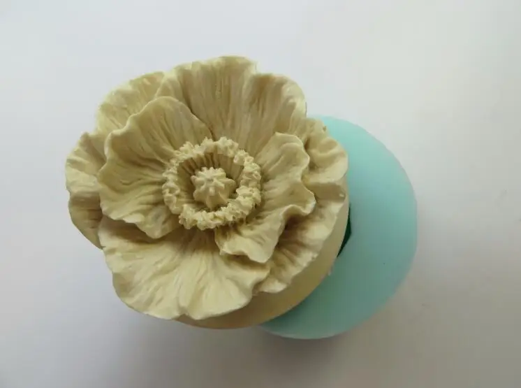 

HC0020 3d Poppy mold 3d Molds of Field Flowers Mould flower candle molds chocolate mould silicone Bouquet Flower Mold Garden