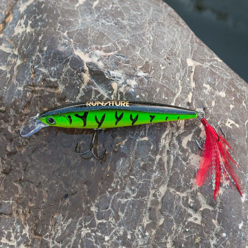 

Runature 3d Minnow Hard Fishing Lure Artificial Bait Fishing Wobblers Tackle Suspending Minnow 2018 Winter Fishing Hard Bait
