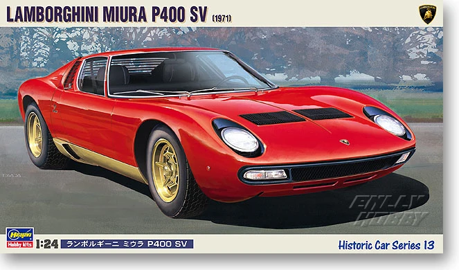 

1/24 Assemble Car Model Miura P400SV Car Model 21213
