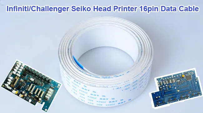 Infiniti/Challenger Seiko Head Printer 16pin Data Cable