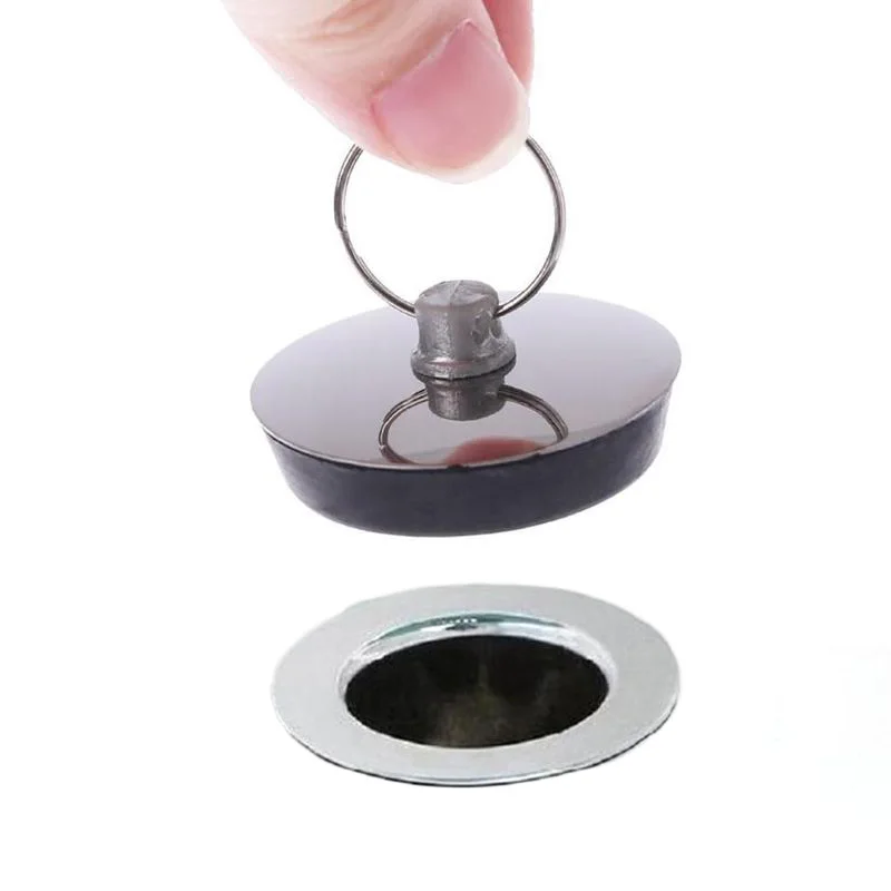 

Rubber Stainless Steel Sink Strainer Filter Water Stopper Floor Drain Hair Catcher Bathtub Plug Bathroom Kitchen Basin Stopper
