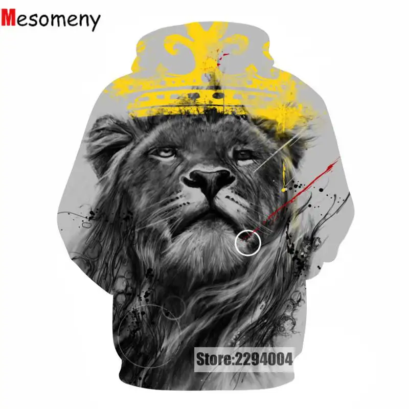 2017 Lion King Hoodies Men Women Unisex Sweatshirts 3d Print Colorful Blocks Skull Hooded Hoodies Hip Hop Hoodies R3476