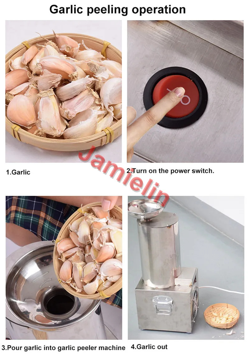 garlic peeling operation