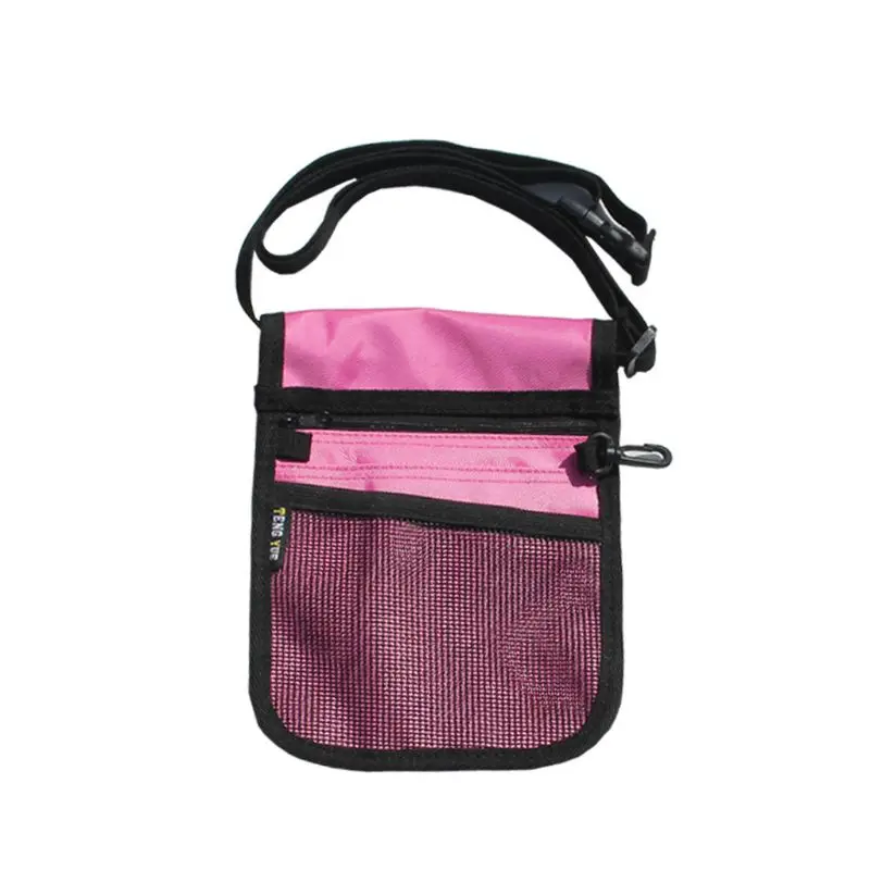 Поясная Сумка слинг органайзер для Для женщин медсестра талии сумка мешок - Color: Pink