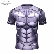 Iron man compression shirt captain america 3d printed t-shirts men avengers 3 short sleeve slim fitness cosplay clothing male