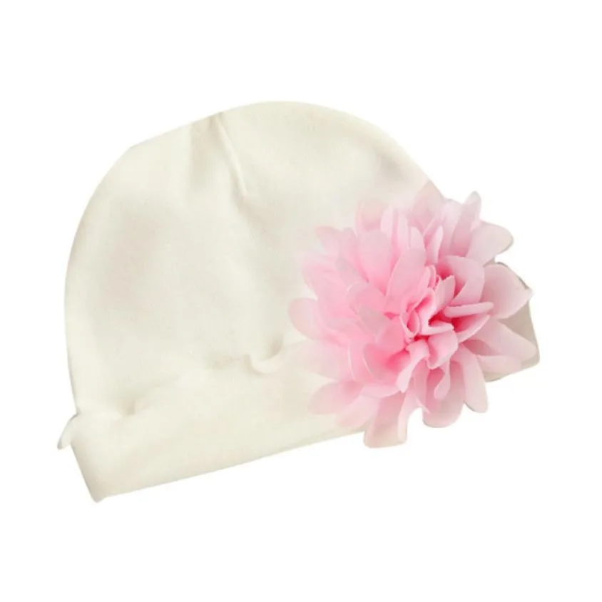 Buy NewHigh Quality Girls Flower Hat Cotton Soft Hat Cap gorros invierno flat