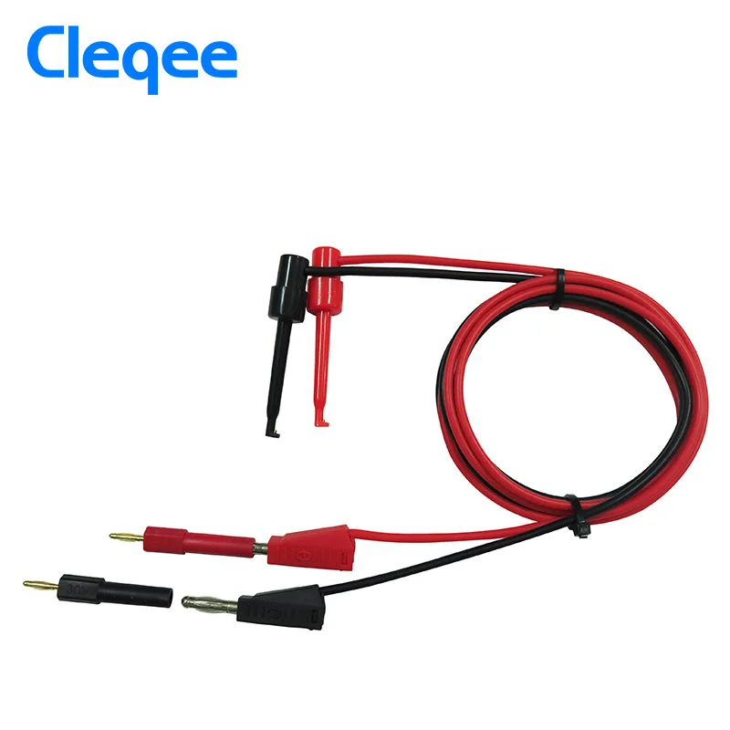 Cleqee P7020 2 шт. мм штекер на 4 гнездо банан для тестирования динамиков Зонды
