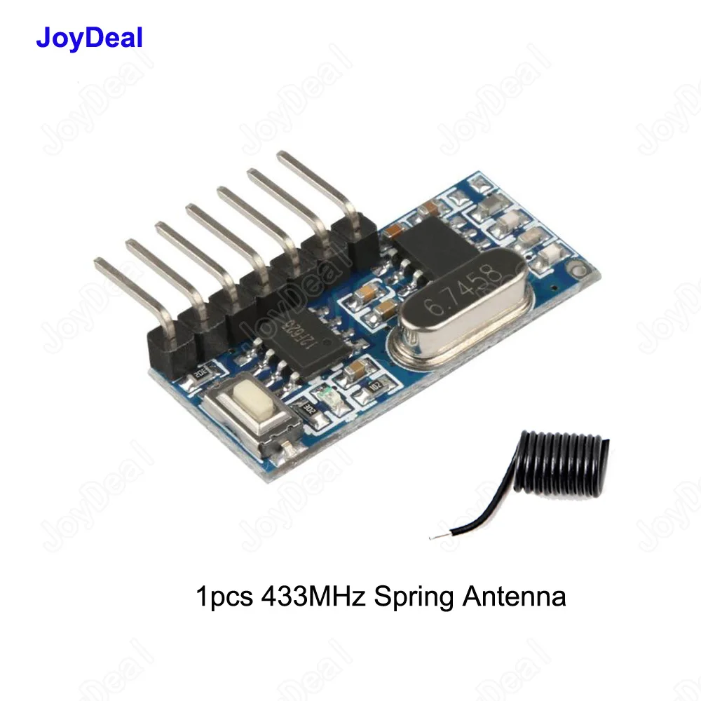 

433 MHz Wireless Receiver Learning Code Decoder Module 4 Ch Output Diy Kit With Learning Button For Remote Control 1527 Encoding