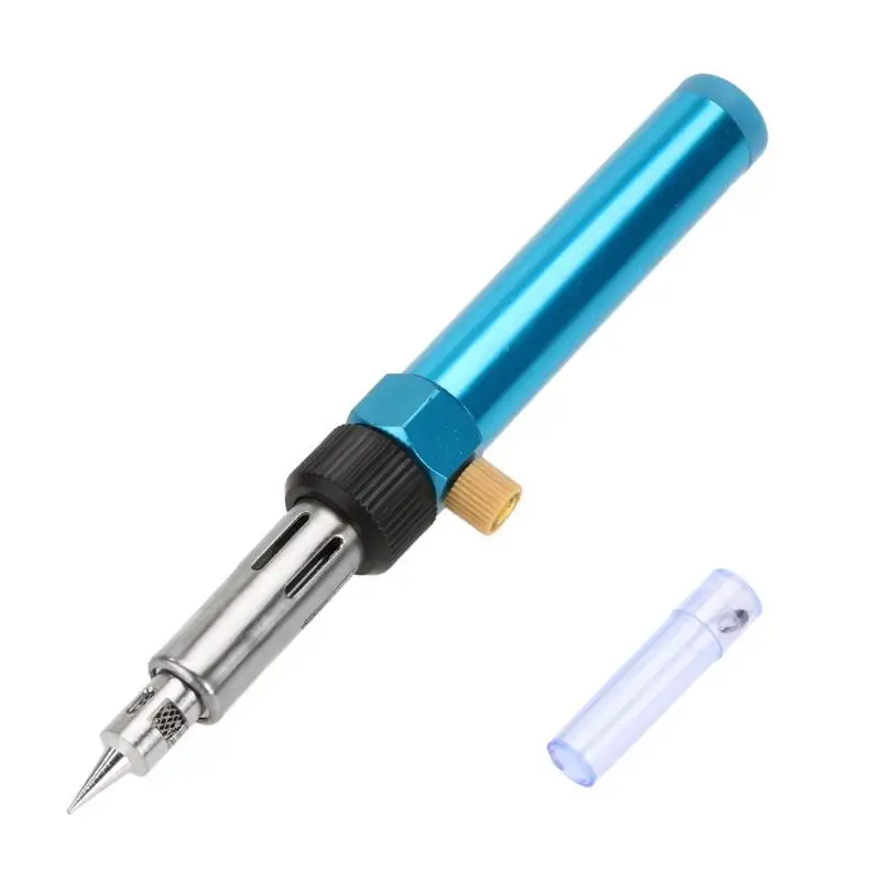 

Adjustable Temperature Gas Soldering Iron Multifunctional Cordless Welding Pen Burner Butane Blow Torch Solder Iron Hot Air Gun
