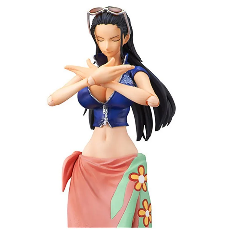 Экшн фигурки Miss Nico Robin 18 см цельные аниме allsunbe ПВХ цветная коробка модель игрушки