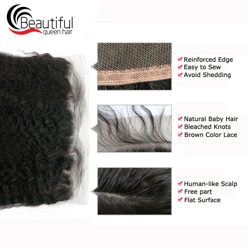 kinky straight lace frontal
