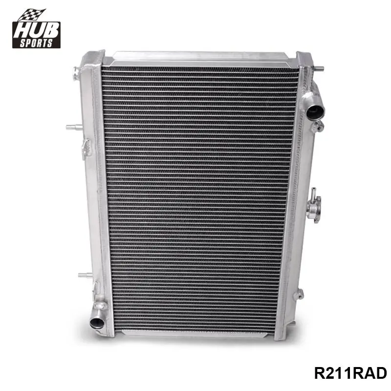 Hubsports - For 95-98 Nissan 240SX Silvia S14 Sr20/Sr20Det MT 2 Row Full Aluminum Radiator HU-R211RAD