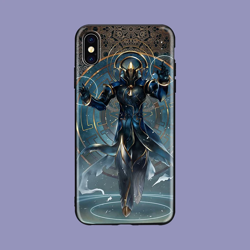 Warframe черный мягкий чехол для телефона для iPhone 8 7 6 6S Plus X XS MAX 5 5S SE XR 6plus чехол s Warframe - Цвет: 518