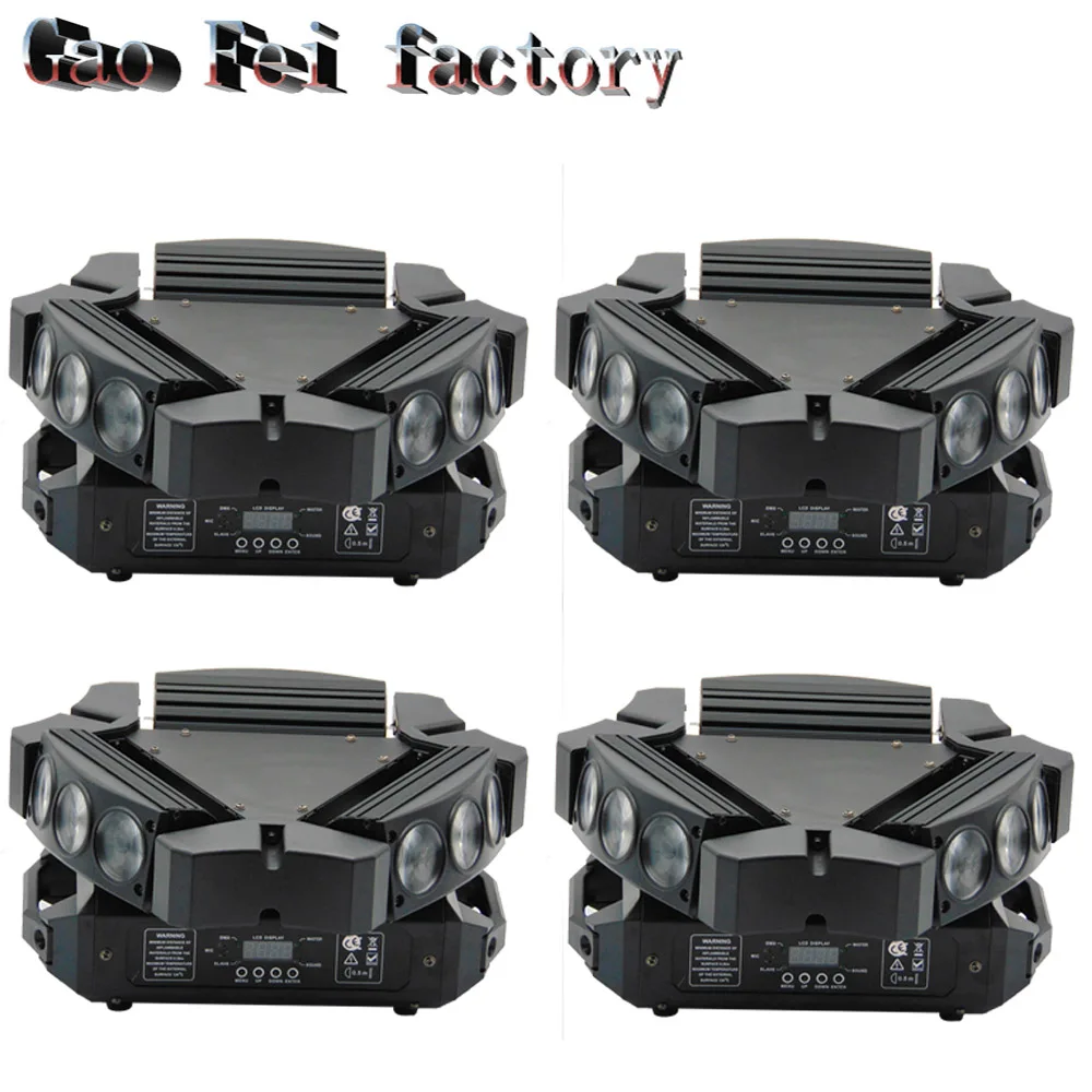 

4 Unit 9 Eyes Pixel Spider Professional Disco Party Led Light X axis
