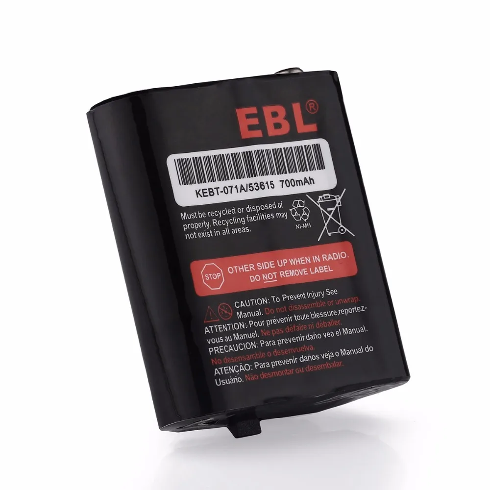 EBL 700mAh 3.6v NiMH Replacement Battery For Motorola Radio Talkabout