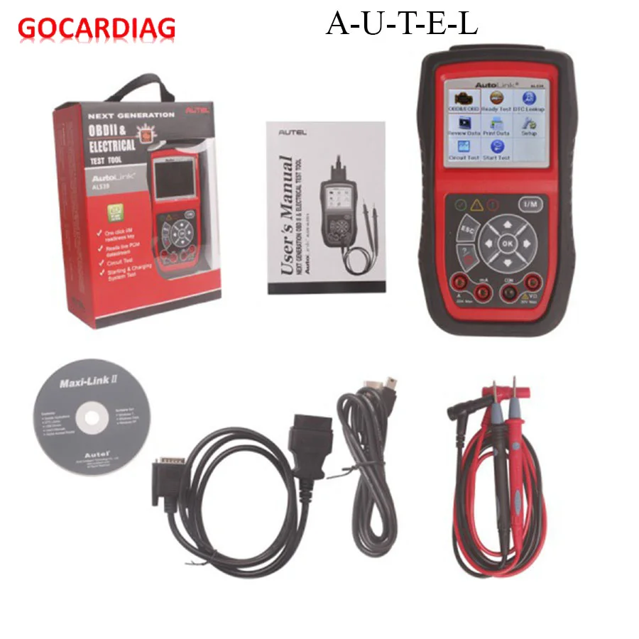 AutoLink AL539 NEXT GENERATION OBD2+Electrical Test Tool Auto Link AL