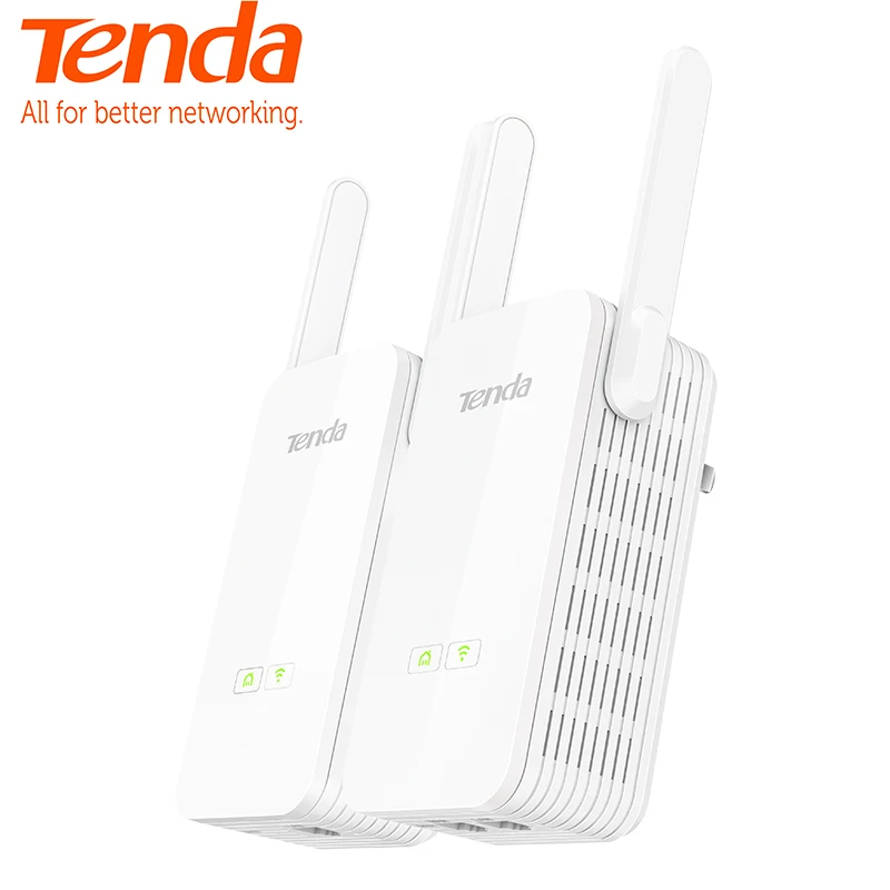 1 пара Tenda PH15 1000 Мбит/с Powerline Ethernet адаптер, беспроводной wifi удлинитель, PLC сетевой адаптер, IPTV, Homeplug AV, Plug and Play