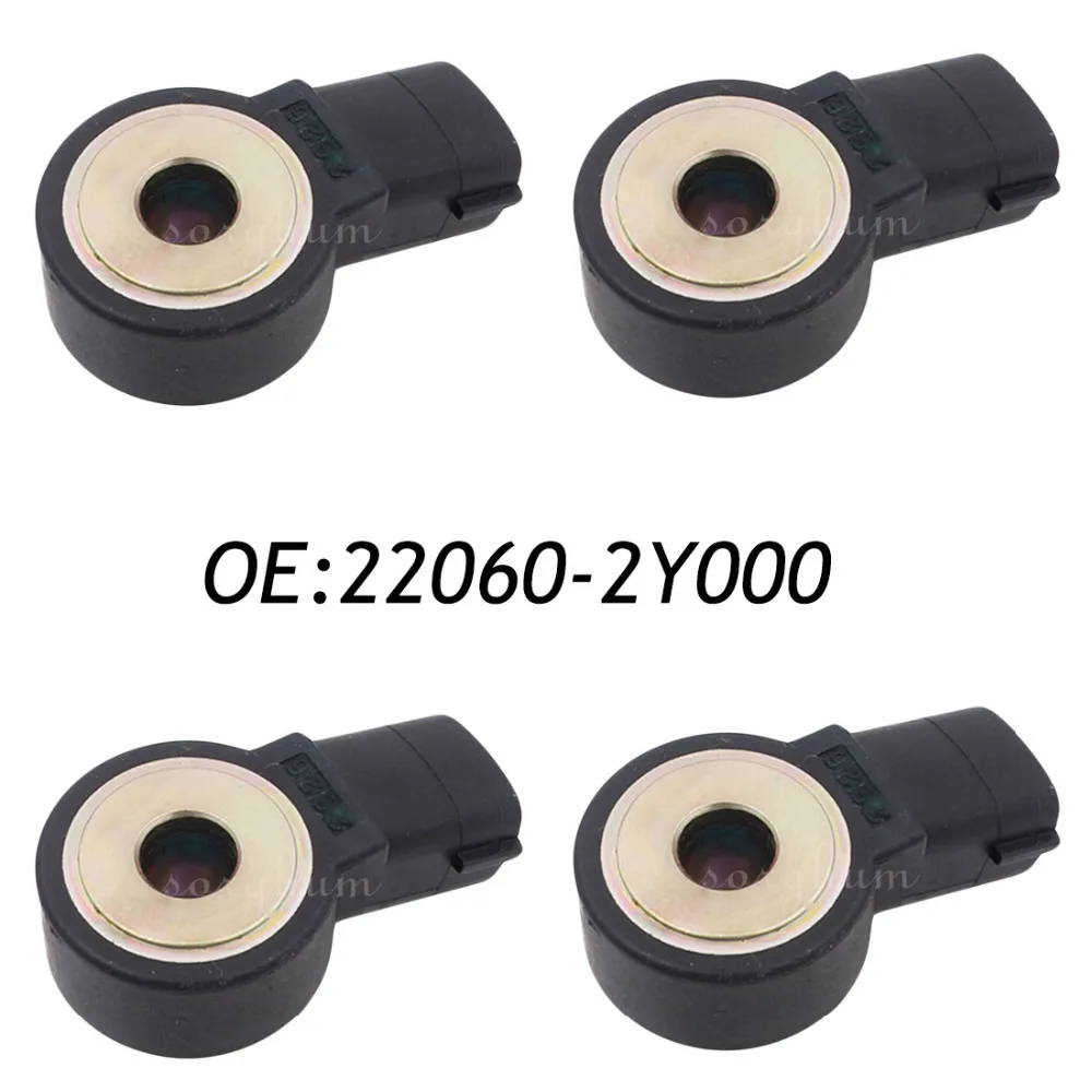 4PCS 22060 2Y000 Engine Knock Sensor For Nissan Altima Infiniti G35 I35