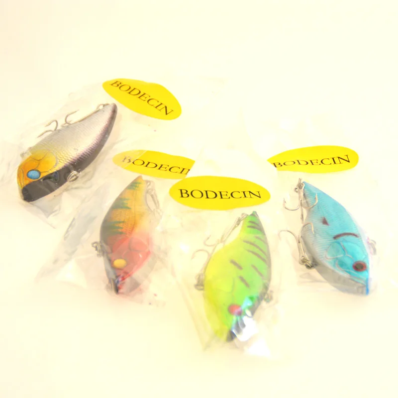Hard Fishing Lures Wobbler 4PCS 7.5cm 18g 6# Hooks VIB For Peche Artificial Baits Tackles Bait For Pike Fish Supplies Jerkbait (12)