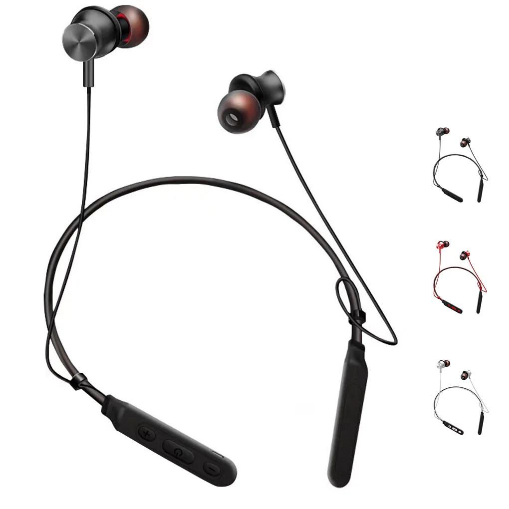 Топ Мини Bluetooth 4,1 гарнитура Handsfree двойное ухо беспроводной шеи Висячие спортивные наушники вкладыши