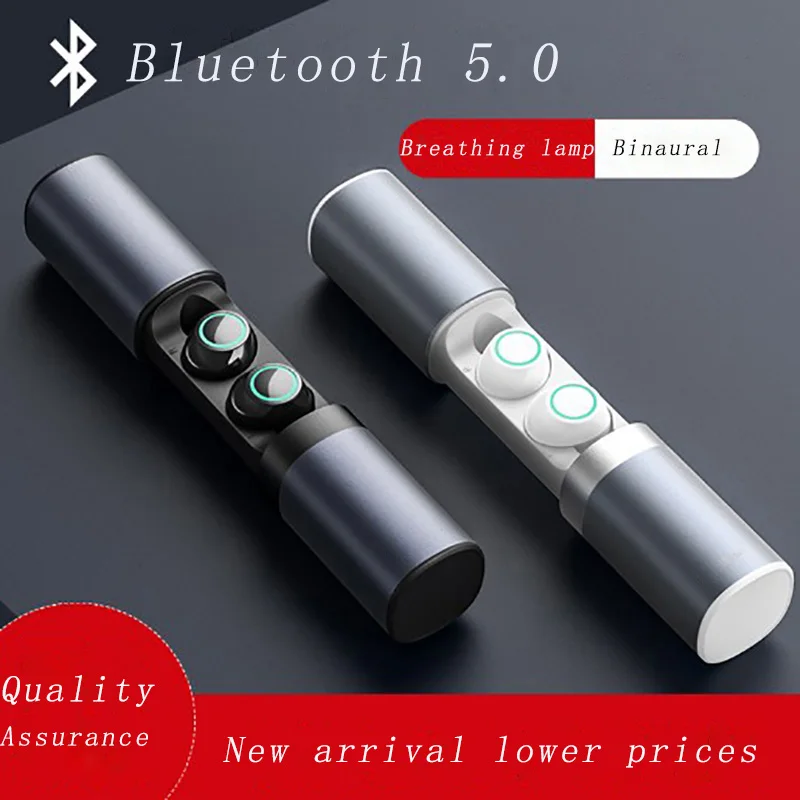Бинауральные гарнитуры Bluetooth 5 0 наушники бас стерео Смарт подавление шума