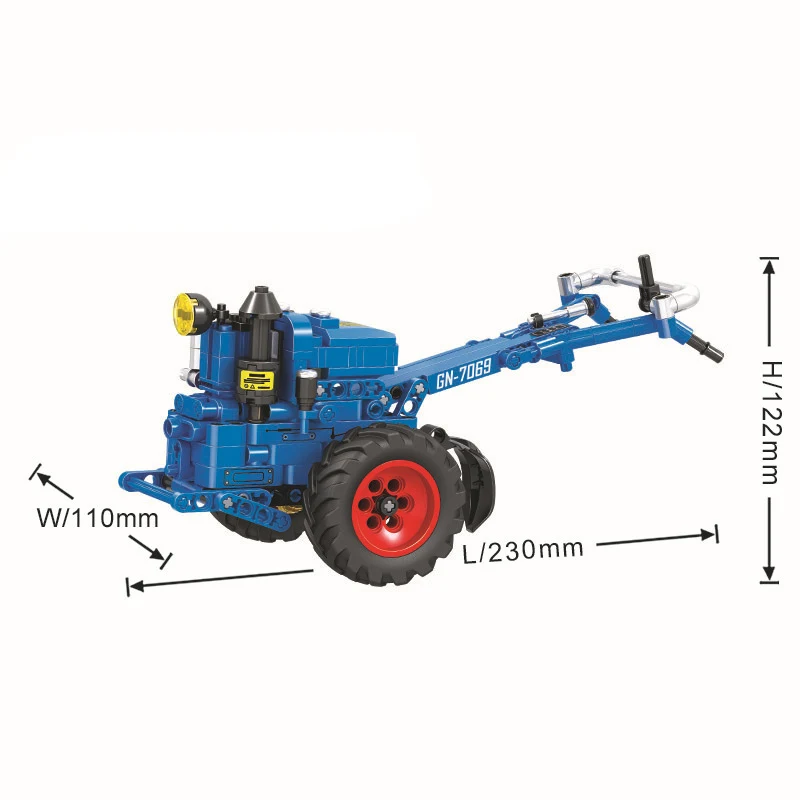 7069, 248 шт, серия Technic, ходячий трактор, набор блоков, DIY Кирпичи, игрушки для детей, отличный Забавный подарок