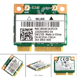 Wi fi беспроводной для Intel Qualcomm Atheros QCWB335 мини карты CN-0C3Y4J Dell DW1705 высокое качество