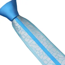 LAMMULIN мужские галстуки дизайн Небесно-Голубой узел контрастная Бирюзовая кайма Небесно-Голубой вертикальный полосатый микрофибра шейный платок, тонкий галстук